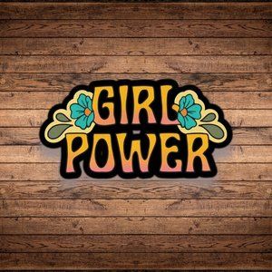 Girl Power Vinyl Sticker